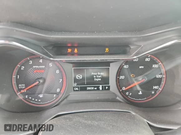 2023 Chevrolet TrailBlazer RS with VIN KL79MTSL6PB215673, listed as a Copart auction lot 68717735 with 28,630 mi miles and Salvage title. Bid and sale history available at DreamBid. Image 9.