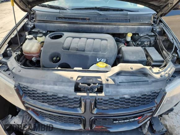 2017 Dodge Journey Crossroad Plus with VIN 3C4PDCGGXHT531051, listed as a Copart auction lot 64598565 with 158,643 mi miles and Salvage title. Bid and sale history available at DreamBid. Image 12.
