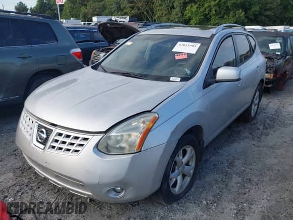 2008 Nissan Rogue S with VIN JN8AS58T68W301590, listed as a IAAI auction lot 43015305 with 124,692 mi miles and . Bid and sale history available at DreamBid. Image 2.