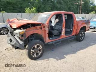 2017 Toyota Tacoma SR5 with VIN 3TMCZ5AN6HM112742, listed as a Copart auction lot 68209485 with 194,213 mi miles and Salvage title. Bid and sale history available at DreamBid. Image 1.