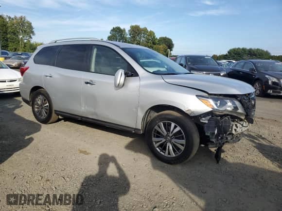 2020 Nissan Pathfinder SV with VIN 5N1DR2BM8LC607779, listed as a Copart auction lot 81617665 with 103,113 mi miles and Clean title. Bid and sale history available at DreamBid. Image 4.