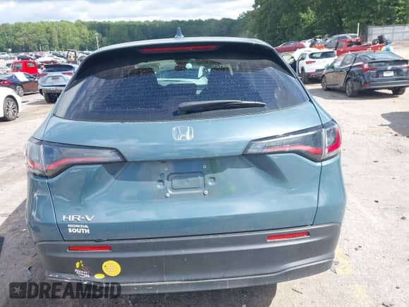 2025 Honda HR-V LX with VIN 3CZRZ1H36SM711648, listed as a IAAI auction lot 42970785 with 19,437 mi miles and . Bid and sale history available at DreamBid. Image 16.