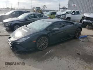 2023 Lamborghini Huracan with VIN ZHWUB6ZF7PLA24031, listed as a Copart auction lot 85060344 with Not provided miles and Salvage title. Bid and sale history available at DreamBid. Image 1.