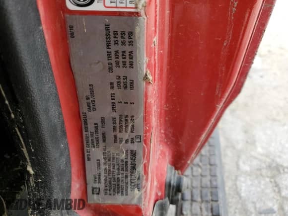 2010 Chevrolet Colorado 1LT with VIN 1GCKTCDE9A8145600, listed as a Copart auction lot 53667325 with 91,725 mi miles and Salvage title. Bid and sale history available at DreamBid. Image 12.