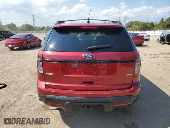 2013 Ford Explorer Sport with VIN 1FM5K8GT0DGB96559, listed as a Copart auction lot 71915065 with 124,838 mi miles and Salvage title. Bid and sale history available at DreamBid. Image 6.