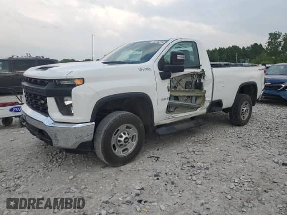 2020 Chevrolet Silverado 2500HD z VIN 1GC0YLE70LF239050, wystawiony jako Copart lot #59735225 z przebiegiem 47 649 mil mil oraz Czysty tytuł • Clean title. Historia ofert i sprzedaży dostępna na DreamBid. Obrazek 1.