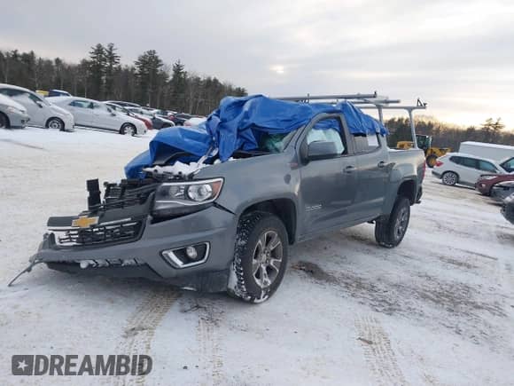 2019 Chevrolet Colorado 4WD Z71 with VIN 1GCPTDE15K1320605, listed as a IAAI auction lot 41354670 with Not provided miles and . Bid and sale history available at DreamBid. Image 2.