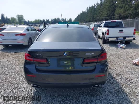 2022 BMW 5 Series 530i xDrive with VIN WBA13BJ09NWX51234, listed as a IAAI auction lot 42106974 with 26,480 mi miles and . Bid and sale history available at DreamBid. Image 16.