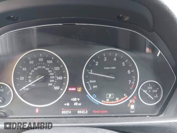 2016 BMW 3 Series 320i xDrive with VIN WBA8A3C54GK690632, listed as a IAAI auction lot 41637167 with 89,374 mi miles and . Bid and sale history available at DreamBid. Image 7.