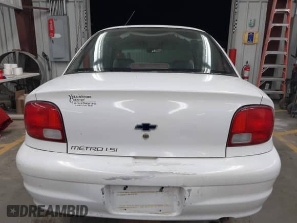 2001 Chevrolet Metro Lsi z VIN 2C1MR522816702155, wystawiony jako IAAI lot #41829889 z przebiegiem 162 769 mil mil oraz . Historia ofert i sprzedaży dostępna na DreamBid. Obrazek 16.