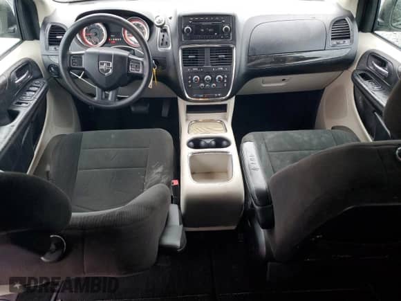 2012 Dodge Grand Caravan SXT with VIN 2C4RDGCG1CR154157, listed as a Copart auction lot 85591555 with 254,438 mi miles and Salvage title. Bid and sale history available at DreamBid. Image 8.