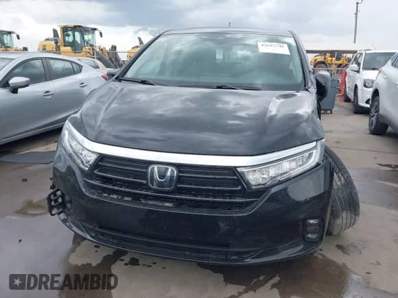 2021 Honda Odyssey EX-L with VIN 5FNRL6H77MB038996, listed as a IAAI auction lot 42647748 with 22,535 mi miles and . Bid and sale history available at DreamBid. Image 12.