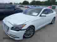 2016 Hyundai Genesis 3.8L z VIN KMHGN4JE4GU138916, wystawiony jako IAAI lot #42504496 z przebiegiem 157 128 mil mil oraz . Historia ofert i sprzedaży dostępna na DreamBid. Obrazek 2.