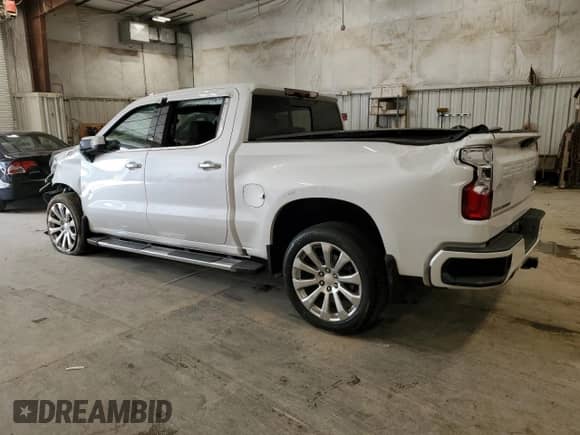 2021 Chevrolet Silverado 1500 High Country with VIN 1GCUYHEL7MZ255063, listed as a Copart auction lot 64203335 with 103,889 mi miles and Salvage title. Bid and sale history available at DreamBid. Image 2.