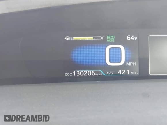 2016 Toyota Prius Two with VIN JTDKBRFU8G3506850, listed as a IAAI auction lot 43257568 with 130,206 mi miles and . Bid and sale history available at DreamBid. Image 7.