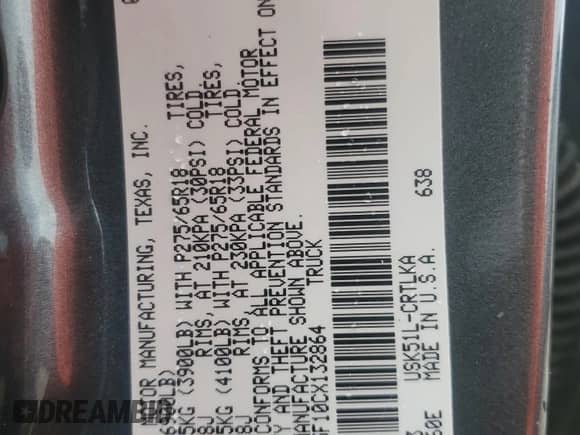 2012 Toyota Tundra Limited z VIN 5TFSY5F10CX132864, wystawiony jako Copart lot #70156505 z przebiegiem 186 395 mil mil oraz Szkoda całkowita • Salvage title. Historia ofert i sprzedaży dostępna na DreamBid. Obrazek 12.
