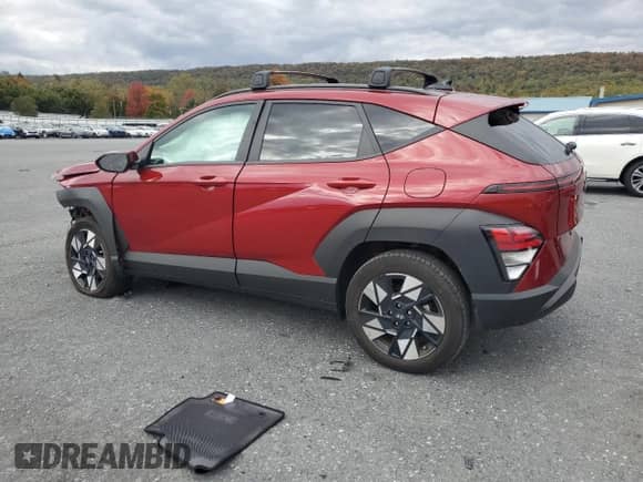2025 Hyundai Kona SEL with VIN KM8HBCAB6SU235783, listed as a Copart auction lot 89680055 with 4,663 mi miles and Salvage title. Bid and sale history available at DreamBid. Image 2.