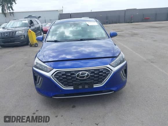 2020 Hyundai Ioniq Limited with VIN KMHC05LC2LU231507, listed as a IAAI auction lot 42743135 with 63,043 mi miles and . Bid and sale history available at DreamBid. Image 13.