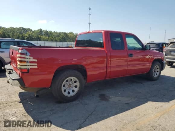2007 GMC Sierra 1500 Work Truck with VIN 1GTEC19V97Z195197, listed as a Copart auction lot 80526985 with 115,936 mi miles and Salvage title. Bid and sale history available at DreamBid. Image 3.