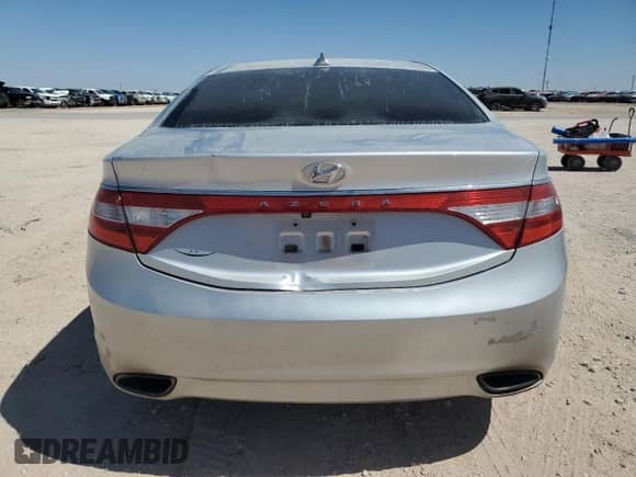 2012 Hyundai Azera with VIN KMHFG4JGXCA134727, listed as a Copart auction lot 50082345 with 125,725 mi miles and Salvage title. Bid and sale history available at DreamBid. Image 6.