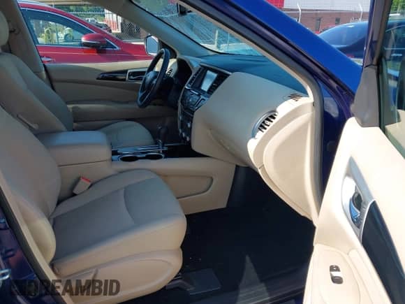 2018 Nissan Pathfinder S with VIN 5N1DR2MN7JC603788, listed as a IAAI auction lot 42462364 with 89,487 mi miles and . Bid and sale history available at DreamBid. Image 5.