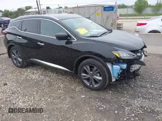 2024 Nissan Murano Platinum with VIN 5N1AZ2DS1RC123685, listed as a IAAI auction lot 42358404 with 7,344 mi miles and . Bid and sale history available at DreamBid. Image 1.