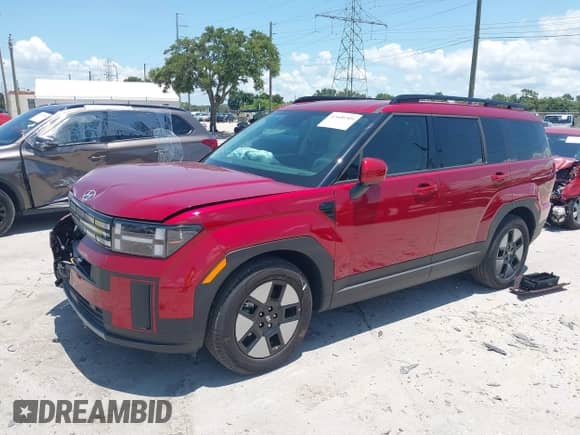 2024 Hyundai Santa Fe SEL with VIN 5NMP24G12RH001663, listed as a IAAI auction lot 42600309 with 8,531 mi miles and . Bid and sale history available at DreamBid. Image 2.