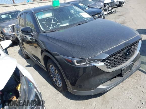 2023 Mazda CX-5 S Select with VIN JM3KFBBM5P0267090, listed as a IAAI auction lot 43063119 with 27,272 mi miles and . Bid and sale history available at DreamBid. Image 1.