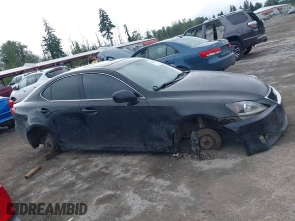 2008 Lexus IS 350 with VIN JTHBE262085017540, listed as a IAAI auction lot 42410781 with Not provided miles and . Bid and sale history available at DreamBid. Image 13.