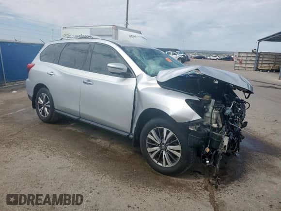 2019 Nissan Pathfinder S z VIN 5N1DR2MN0KC582865, wystawiony jako Copart lot #81139395 z przebiegiem 146 102 mil mil oraz Czysty tytuł • Clean title. Historia ofert i sprzedaży dostępna na DreamBid. Obrazek 4.