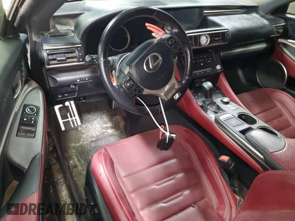 2017 Lexus RC 350 with VIN JTHSE5BC1H5007826, listed as a Copart auction lot 85651624 with 76,539 mi miles and Salvage title. Bid and sale history available at DreamBid. Image 8.