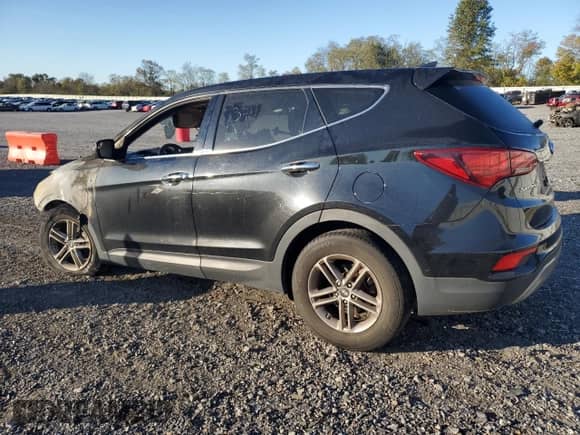 2017 Hyundai Santa Fe 2.4L with VIN 5NMZTDLB2HH023374, listed as a Copart auction lot 76535454 with Not provided miles and Salvage title. Bid and sale history available at DreamBid. Image 2.