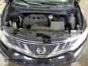 2014 Nissan Murano with VIN JN8AZ1FY4EW300985, listed as a Copart auction lot 59466065 with 104,226 mi miles and Salvage title. Bid and sale history available at DreamBid. Image 12.