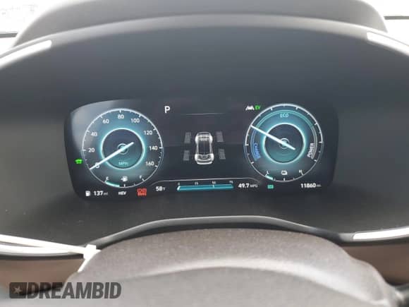 2022 Hyundai Santa Fe Limited с VIN KM8S7DA26NU043409, выставлен на аукционе Copart как лот 76039754 с пробегом 11 860 миль миль и Списание • Salvage title. История ставок и продаж доступна на DreamBid. Изображение 9.
