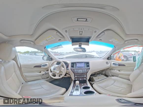 2015 Nissan Pathfinder Platinum with VIN 5N1AR2MNXFC687874, listed as a Copart auction lot 70423175 with 108,706 mi miles and Salvage title. Bid and sale history available at DreamBid. Image 15.