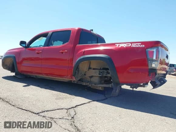 2021 Toyota Tacoma SR5 with VIN 3TMAZ5CNXMM146214, listed as a IAAI auction lot 42193561 with 63,777 mi miles and . Bid and sale history available at DreamBid. Image 3.