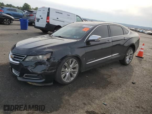 2015 Chevrolet Impala LTZ with VIN 2G1165S31F9101837, listed as a Copart auction lot 81938405 with Not provided miles and Salvage title. Bid and sale history available at DreamBid. Image 1.