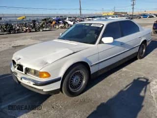1997 BMW 7 Series 740iL with VIN WBAGJ8328VDL40601, listed as a Copart auction lot 88363645 with Not provided miles and Salvage title. Bid and sale history available at DreamBid. Image 1.
