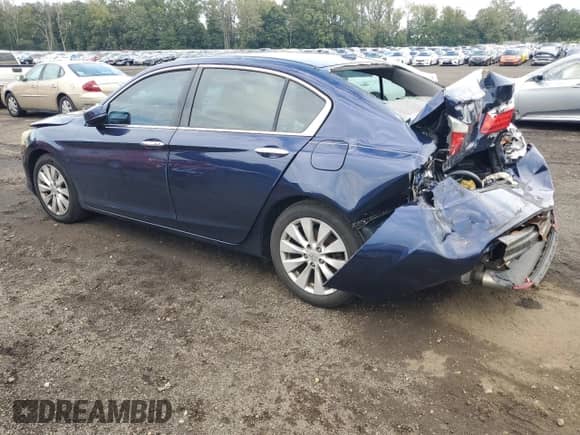 2014 Honda Accord EX-L with VIN 1HGCR3F86EA007829, listed as a Copart auction lot 83805005 with 239,773 mi miles and Salvage title. Bid and sale history available at DreamBid. Image 2.