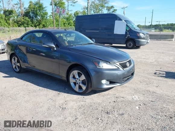 2011 Lexus IS 250 C with VIN JTHFF2C29B2520771, listed as a IAAI auction lot 42621886 with Not provided miles and . Bid and sale history available at DreamBid. Image 1.