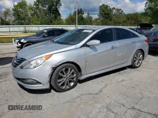 2014 Hyundai Sonata Limited z VIN 5NPEC4AB7EH862825, wystawiony jako Copart lot #84281905 z przebiegiem 75 144 mil mil oraz Czysty tytuł • Clean title. Historia ofert i sprzedaży dostępna na DreamBid. Obrazek 1.