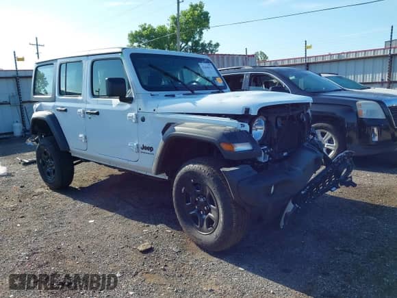 2025 Jeep Wrangler Sport S с VIN 1C4PJXDN2SW523322, выставлен на аукционе IAAI как лот 42694271 с пробегом 945 миль миль и . История ставок и продаж доступна на DreamBid. Изображение 1.