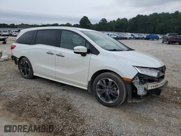 2022 Honda Odyssey Elite с VIN 5FNRL6H92NB067194, выставлен на аукционе Copart как лот 70594625 с пробегом 50 638 миль миль и Списание • Salvage title. История ставок и продаж доступна на DreamBid. Изображение 4.