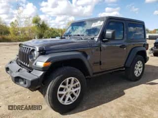 2023 Jeep Wrangler Sport with VIN 1C4GJXAN1PW640692, listed as a Copart auction lot 85911595 with 7,217 mi miles and Salvage title. Bid and sale history available at DreamBid. Image 1.