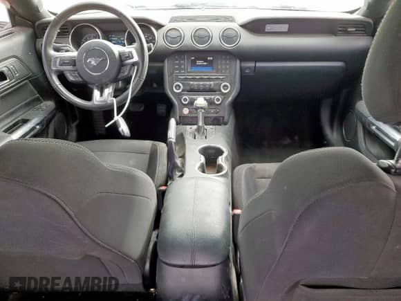 2015 Ford Mustang V6 with VIN 1FA6P8AM1F5337803, listed as a Copart auction lot 85590195 with 57,660 mi miles and Salvage title. Bid and sale history available at DreamBid. Image 8.