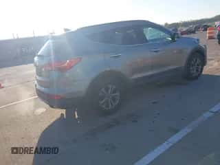 2016 Hyundai Santa Fe with VIN 5XYZU3LB3GG335302, listed as a IAAI auction lot 43344298 with 96,878 mi miles and . Bid and sale history available at DreamBid. Image 4.