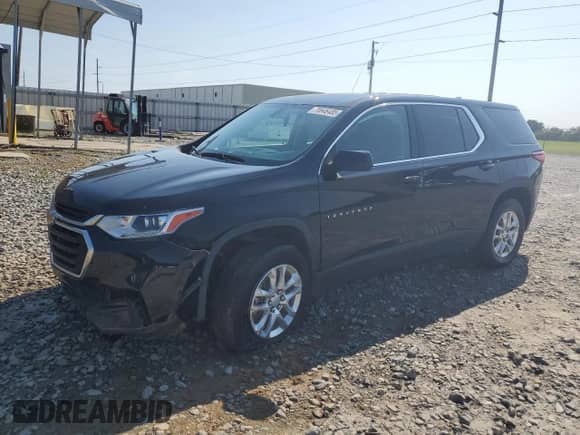 2021 Chevrolet Traverse LS with VIN 1GNERFKW1MJ234980, listed as a Copart auction lot 70646485 with 66,932 mi miles and Salvage title. Bid and sale history available at DreamBid. Image 1.