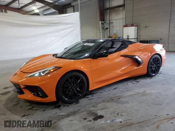 2023 Chevrolet Corvette 1LT z VIN 1G1YA3D41P5114044, wystawiony jako Copart lot #66888545 z przebiegiem 7 665 mil mil oraz Szkoda całkowita • Salvage title. Historia ofert i sprzedaży dostępna na DreamBid. Obrazek 1.