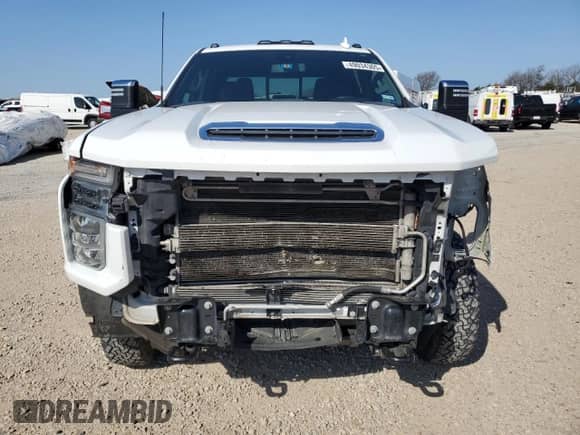 2022 Chevrolet Silverado 3500HD LTZ z VIN 1GC4YUEYXNF222193, wystawiony jako Copart lot #49034305 z przebiegiem 84 548 mil mil oraz Szkoda całkowita • Salvage title. Historia ofert i sprzedaży dostępna na DreamBid. Obrazek 5.