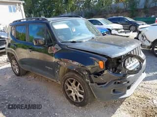 2018 Jeep Renegade Latitude z VIN ZACCJBBB8JPH63173, wystawiony jako IAAI lot #43184840 z przebiegiem 172 405 mil mil oraz . Historia ofert i sprzedaży dostępna na DreamBid. Obrazek 1.